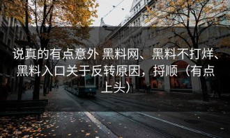 说真的有点意外 黑料网、黑料不打烊、黑料入口关于反转原因，捋顺（有点上头）