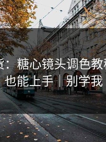 只讲干货：糖心镜头调色教程，新手也能上手｜别学我